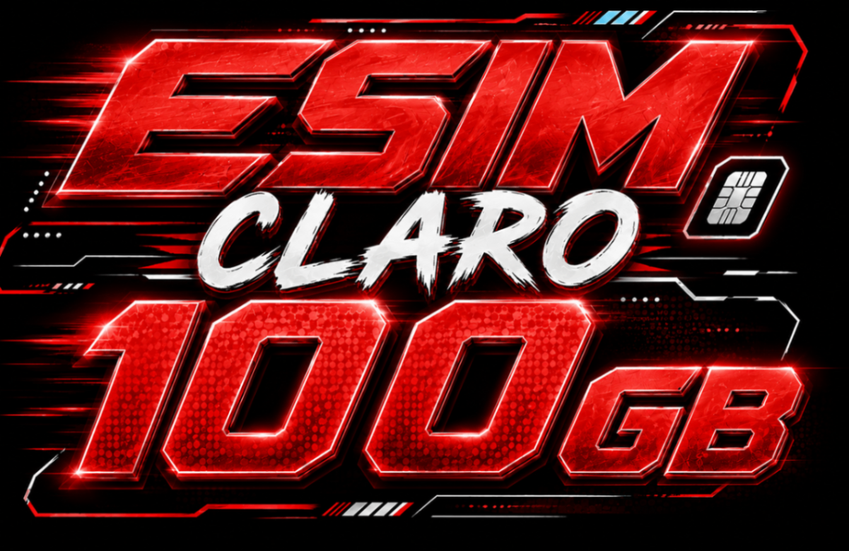 ESIM CLARO 100 GB  DDD 21